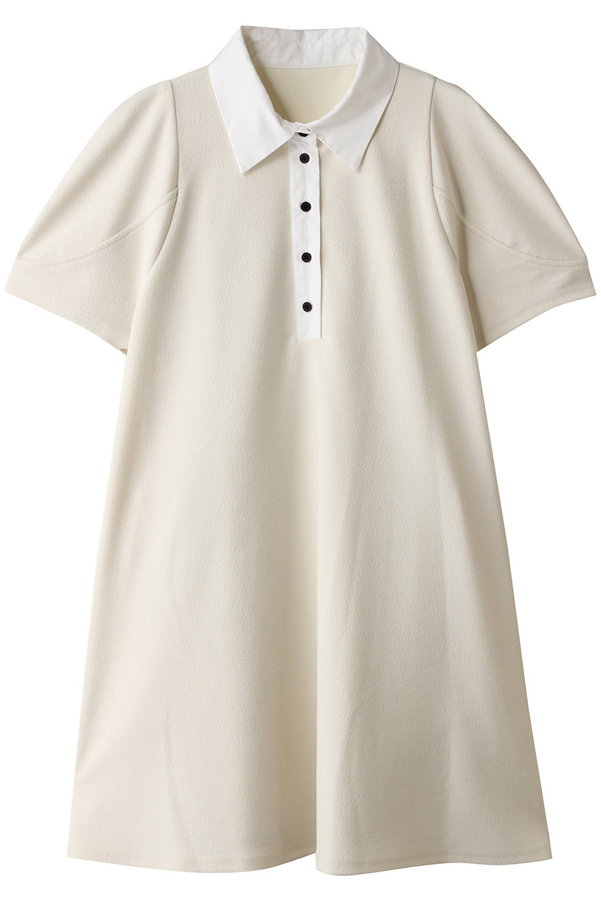 マノフ/MANOFのROUND SLEEVE POLO TOPS(WHITE/80105-1163)