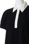 ROUND SLEEVE POLO TOPS マノフ/MANOF