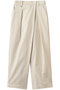 WRAP WIDE PANTS マノフ/MANOF IVORY