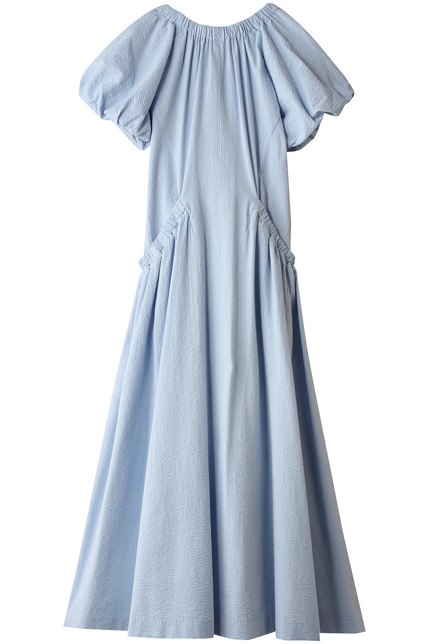 マノフ/MANOFのGATHER POCKET RIBBON ONE PIECE(LIGHT BLUE/80112-5153)