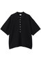 LOOSE POLO KNIT マノフ/MANOF BLACK