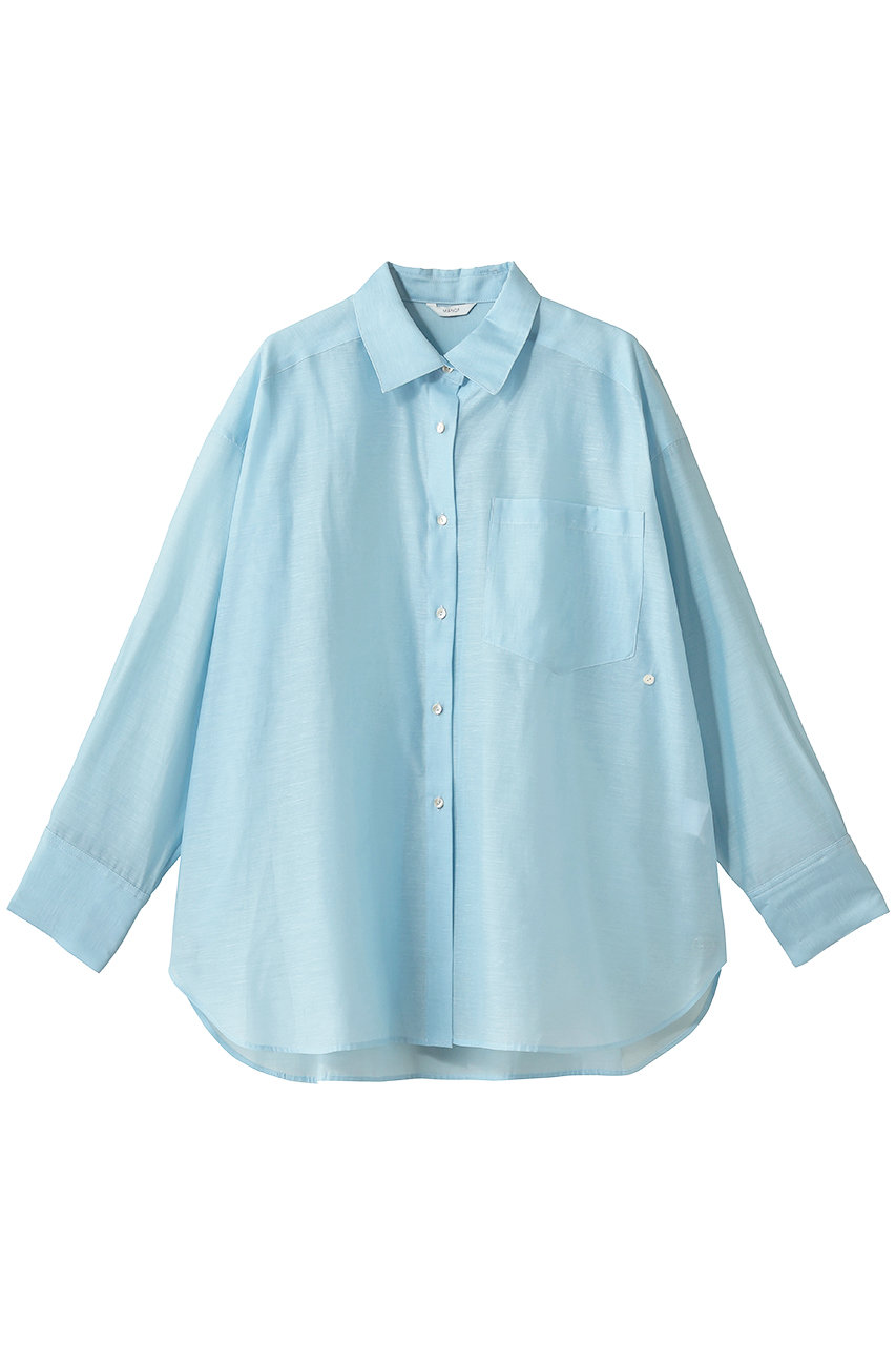 マノフ/MANOFのSHEER 2WAY OVER SHIRTS(L.BLU/81122-4013)