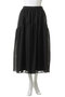 SHEER GATHERED FLARE SKIRT マノフ/MANOF