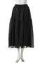 SHEER GATHERED FLARE SKIRT マノフ/MANOF