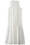 SLEEVELESS GATHERED ONE PIECE マノフ/MANOF WHITE