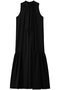 SLEEVELESS GATHERED ONE PIECE マノフ/MANOF BLACK