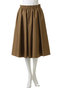 WAIST GATHERED FLARED SKIRT マノフ/MANOF