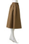 WAIST GATHERED FLARED SKIRT マノフ/MANOF