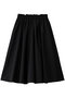 WAIST GATHERED FLARED SKIRT マノフ/MANOF BLACK