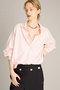 セイヒンゾメオーバーシャツ ブリル/BRILL ライトピンク