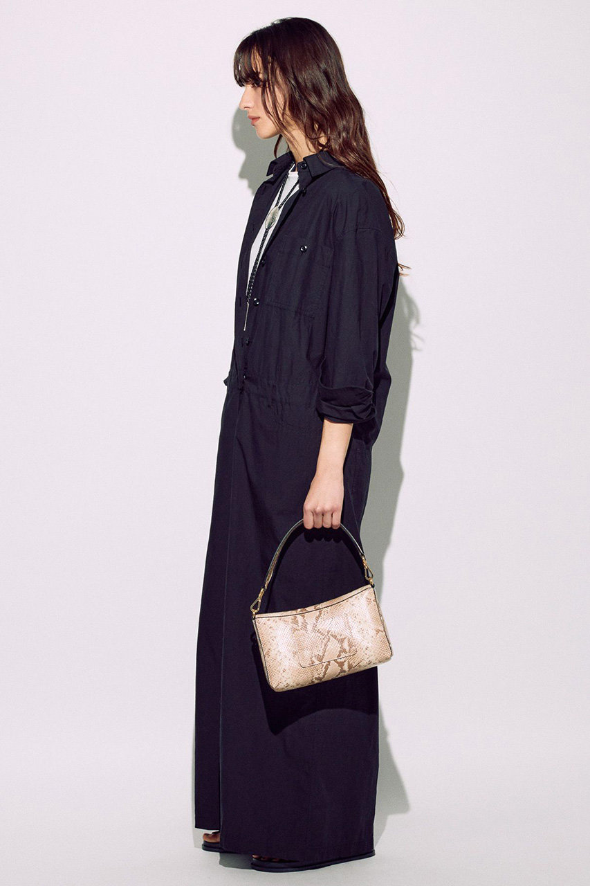 BRILL(ブリル)｜【予約販売】ロングシャツワンピース/ブラック