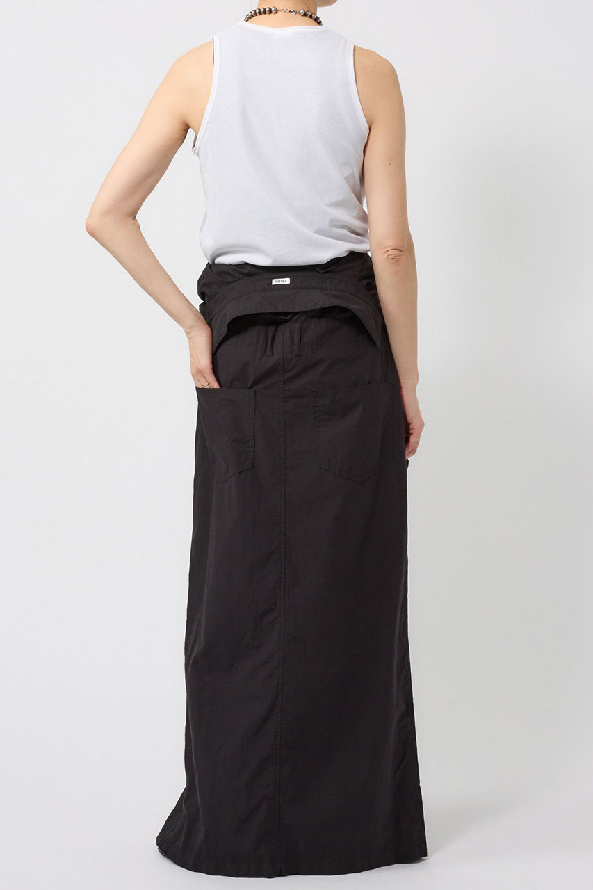 BRILL(ブリル)｜ロングシャツワンピース/ブラック の通販｜ELLESHOP