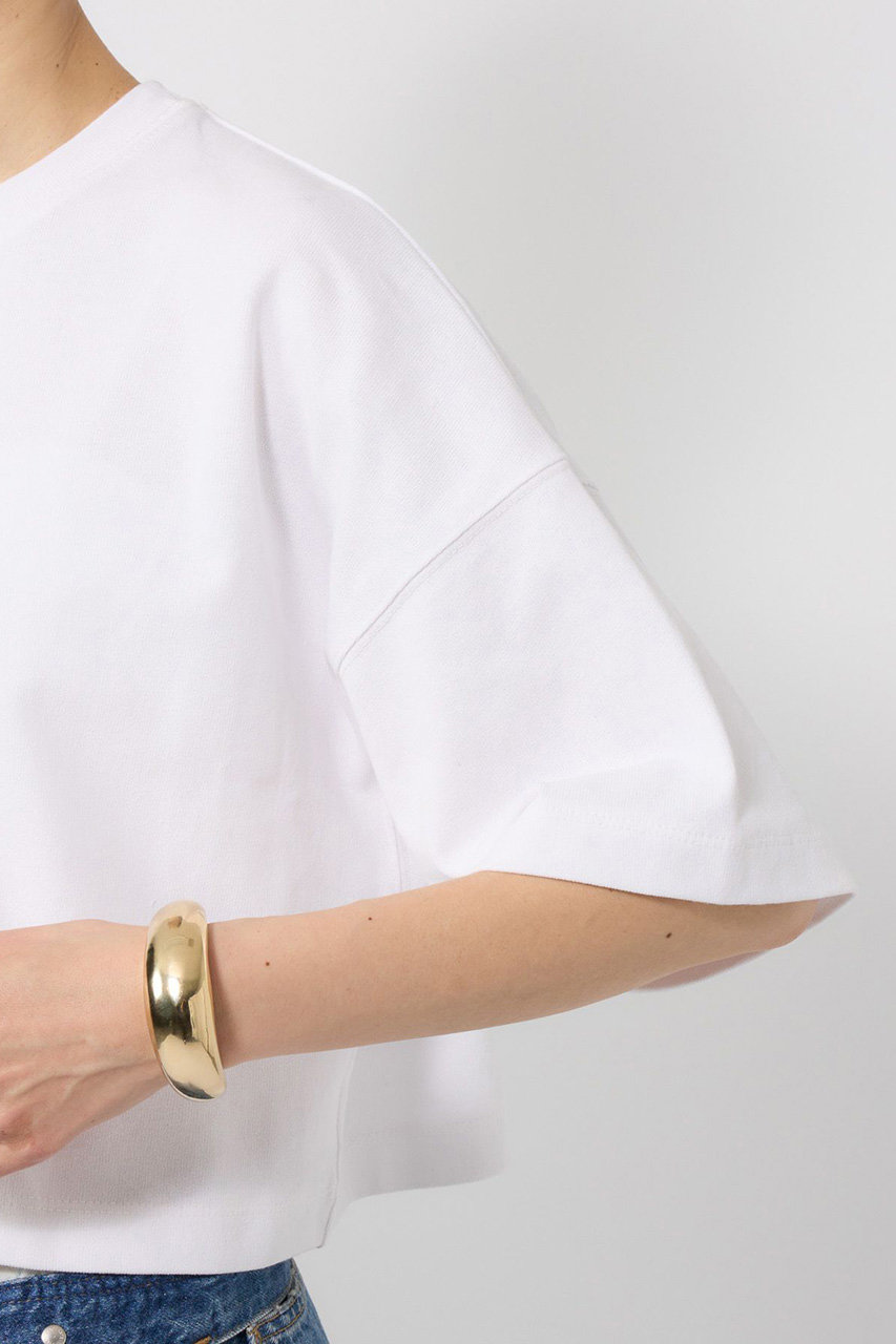 【BRILL】※完売品　ショートユルTシャツ BRILL(ブリル)｜ショートユルTシャツ/ホワイト の通販｜ELLESHOP