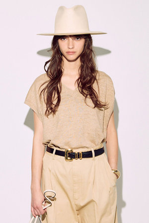 リネンコットンプルオーバー