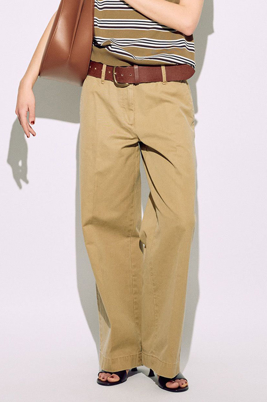 BRILL ローライズチノパンツ (ベージュ, 36) ブリル ELLE SHOP BRILL ローライズチノパンツ (ベージュ, 36) ブリル ELLE SHOP