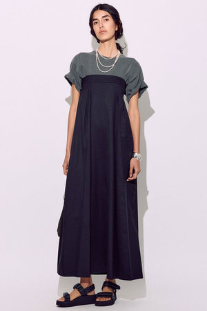 ブリル/BRILLのストレッチベルトベアワンピース(110500/110503)