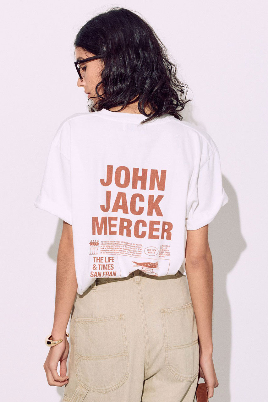 BRILL 【JJ Mercer】バックプリントTシャツ (ホワイト, FREE) ブリル ELLE SHOP BRILL 【JJ Mercer】バックプリントTシャツ (ホワイト, FREE) ブリル ELLE SHOP