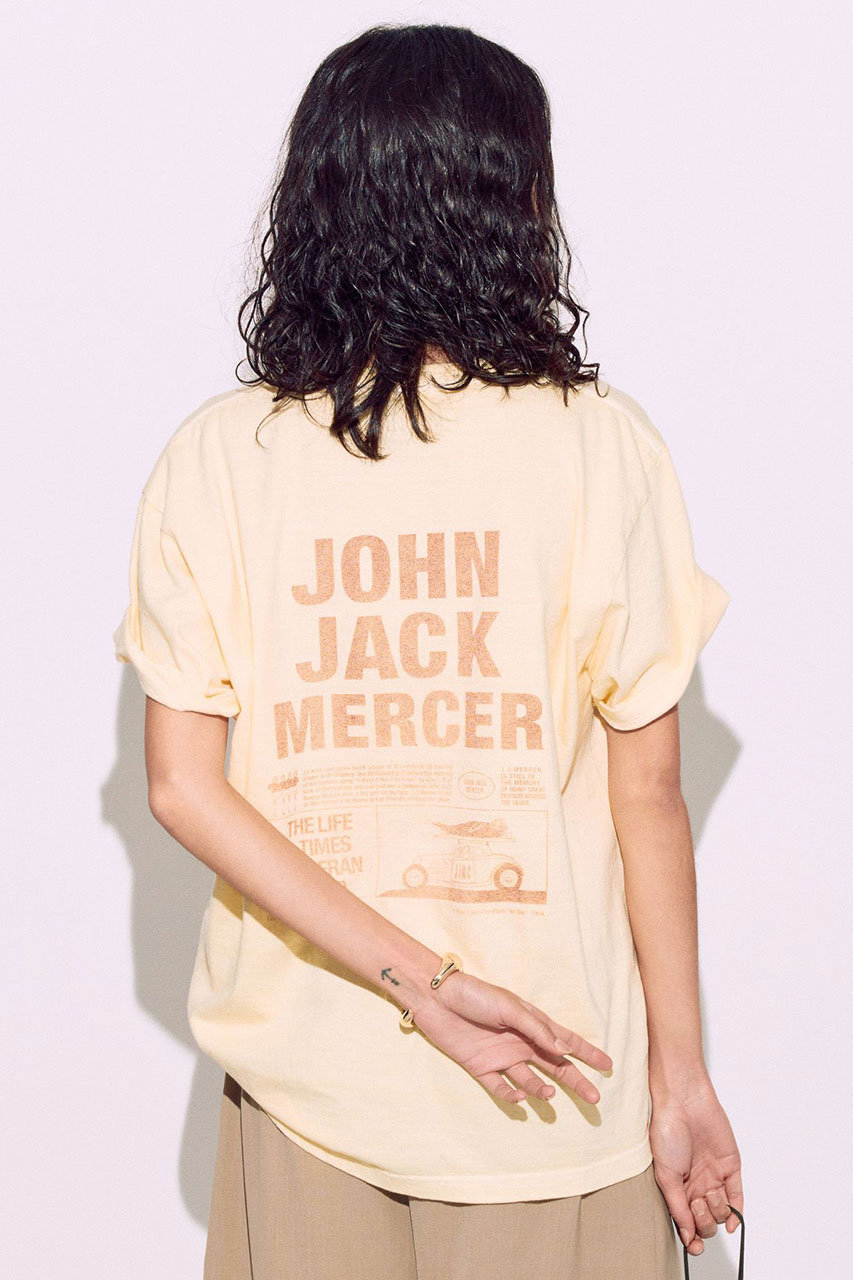 BRILL 【JJ Mercer】バックプリントTシャツ (イエロー, FREE) ブリル ELLE SHOP BRILL 【JJ Mercer】バックプリントTシャツ (イエロー, FREE) ブリル ELLE SHOP