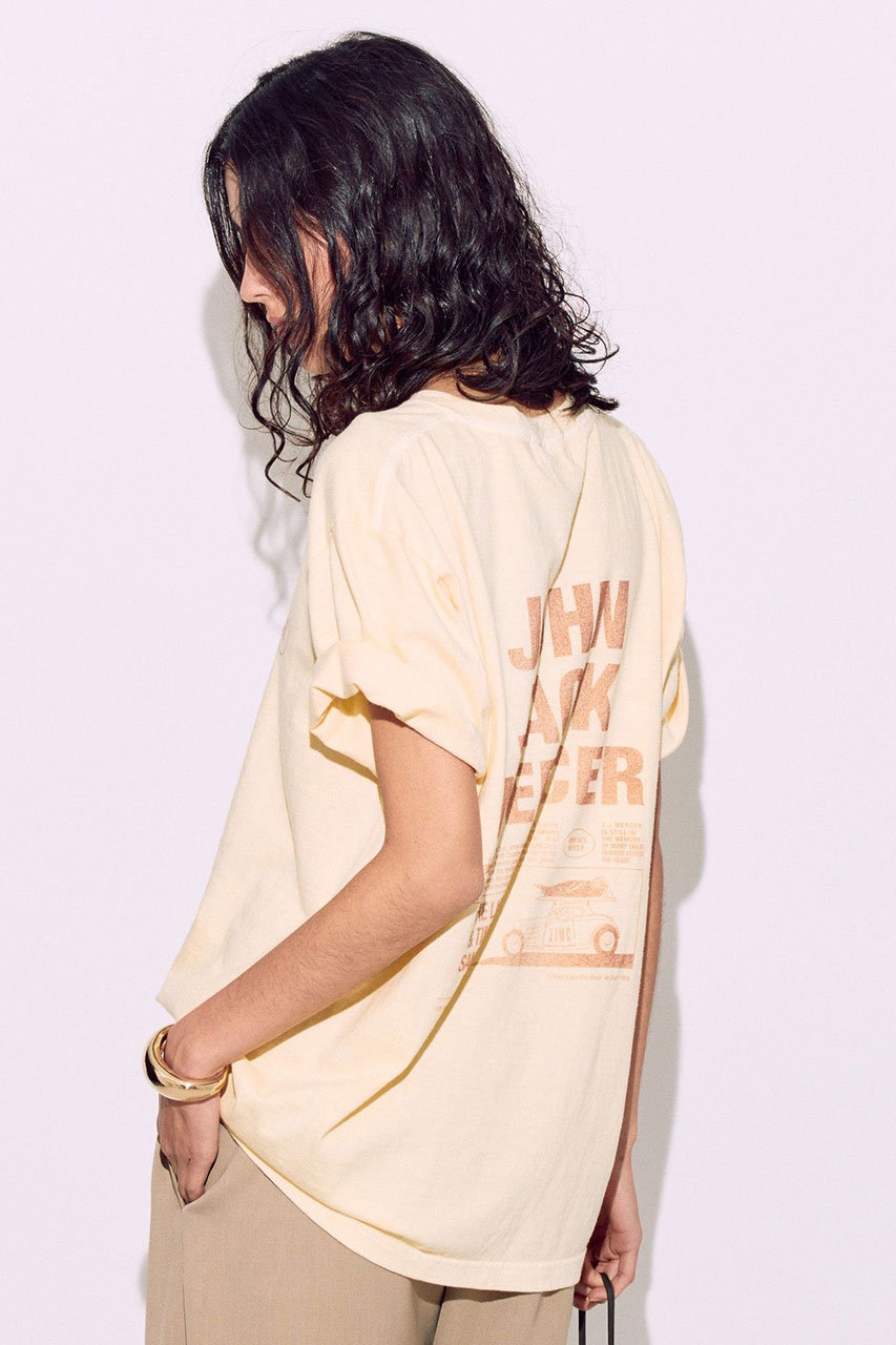 BRILL(ブリル)｜【JJ Mercer】バックプリントTシャツ/イエロー の通販
