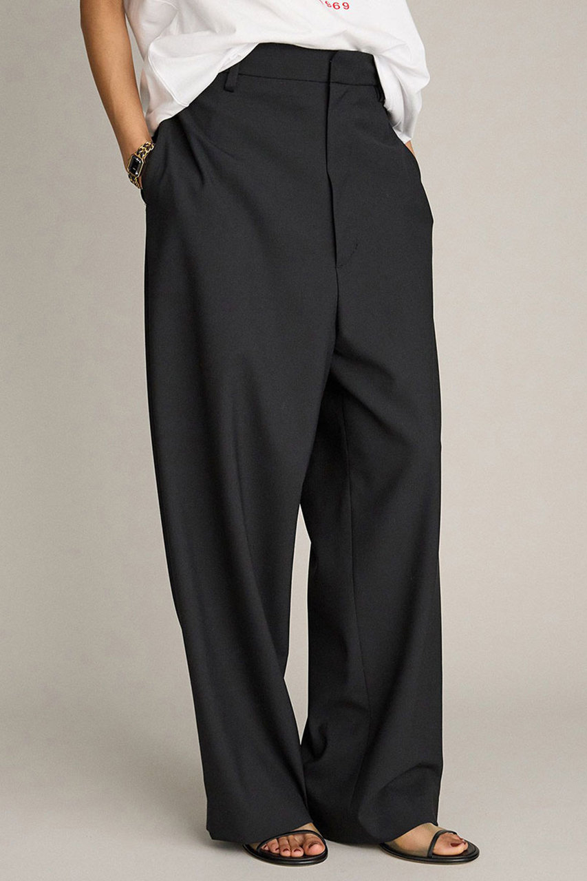 BRILL ストレッチストレートパンツ (ブラック, 38) ブリル ELLE SHOP BRILL ストレッチストレートパンツ (ブラック, 38) ブリル ELLE SHOP