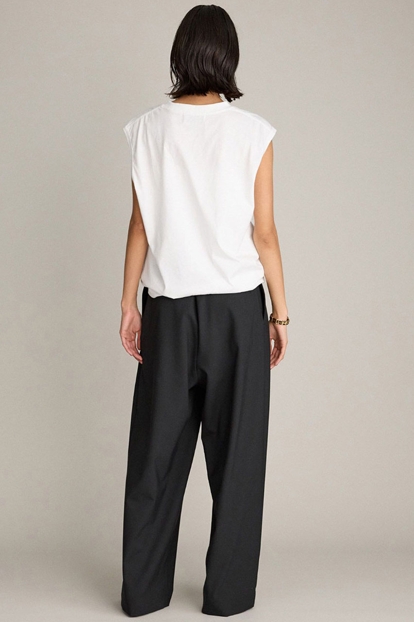 BRILL(ブリル)｜ストレッチストレートパンツ/ブラック の通販