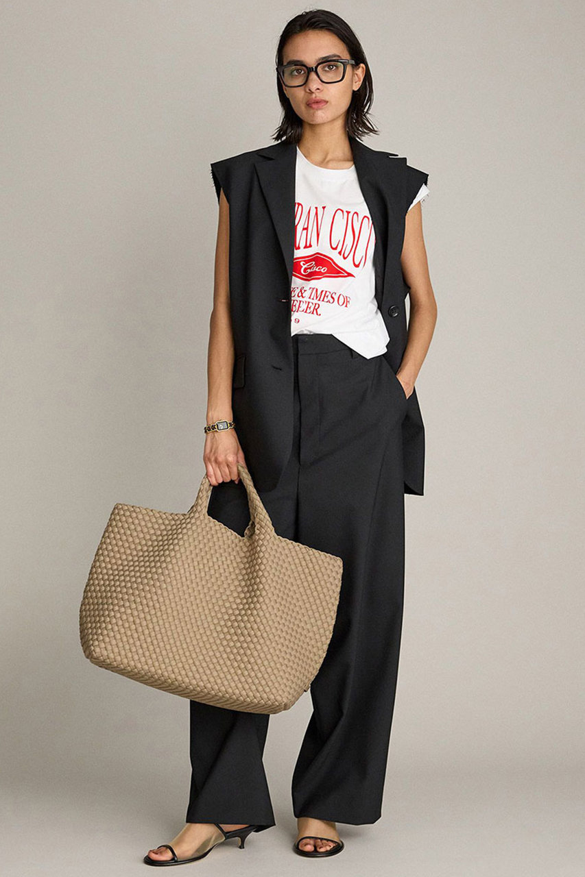 BRILL(ブリル)｜ストレッチストレートパンツ/ブラック の通販