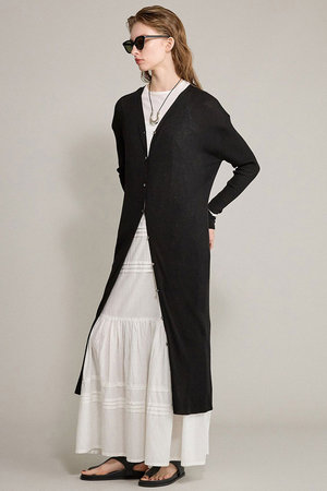 ブリル/BRILLの18Gロングカーディガン(110300/110303)