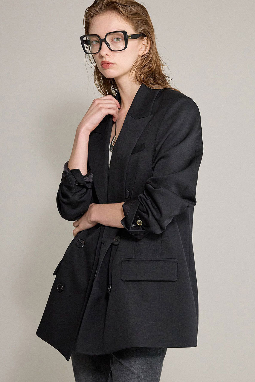 BRILL(ブリル)｜ダブルブレストジャケット/ブラック の通販｜ELLESHOP