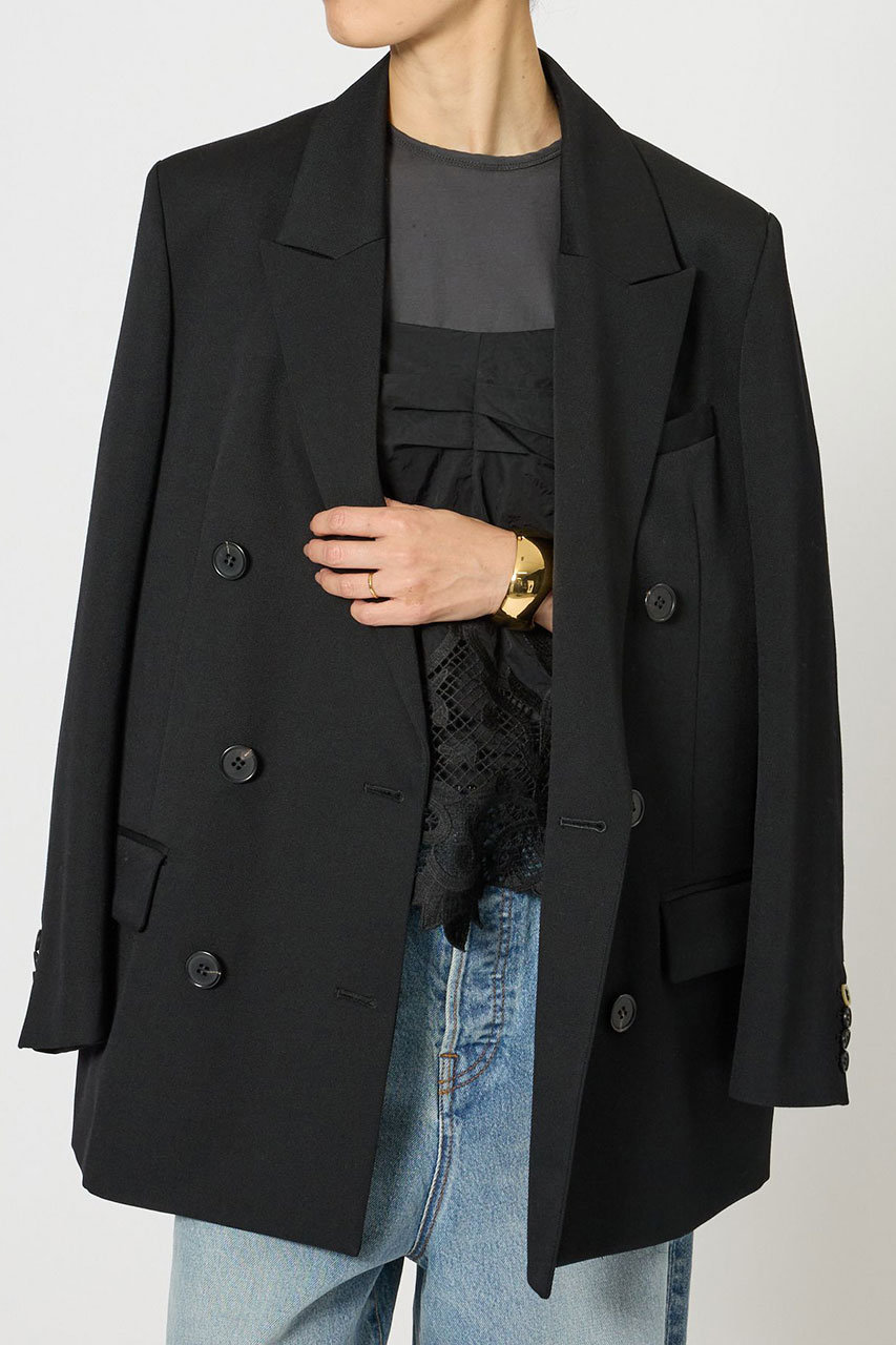 BRILL(ブリル)｜ダブルブレストジャケット/ブラック の通販｜ELLESHOP