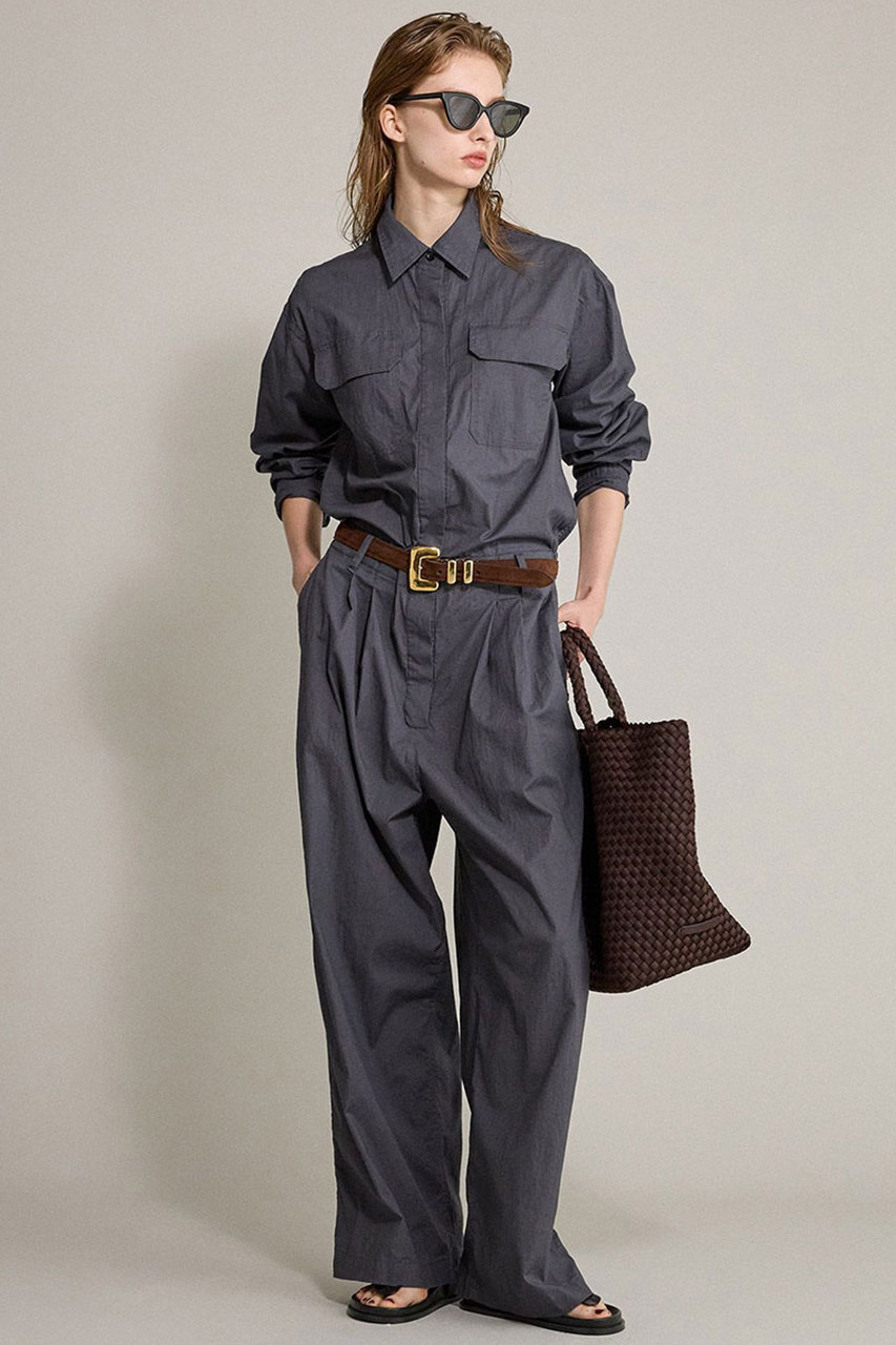 BRILL ボイラースーツ (チャコールグレー, 38) ブリル ELLE SHOP BRILL ボイラースーツ (チャコールグレー, 38) ブリル ELLE SHOP