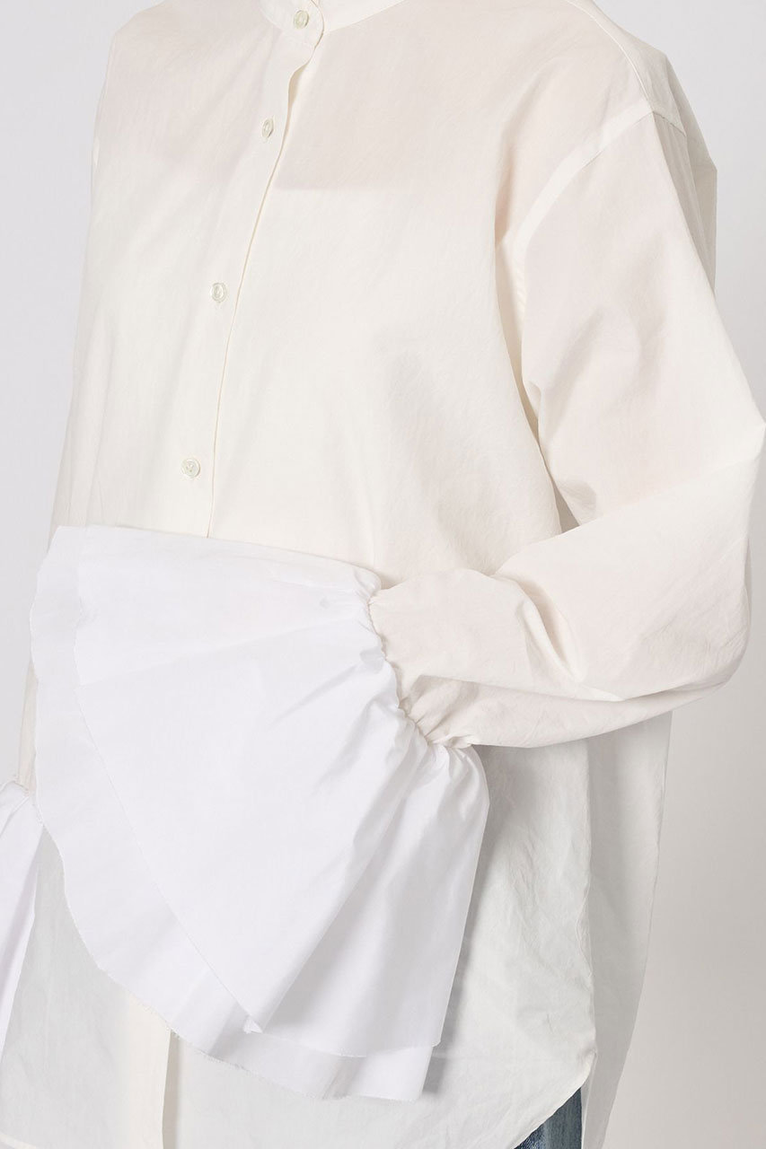 BRILL(ブリル)｜ポエットスリーブシャツ/ホワイト の通販｜ELLESHOP