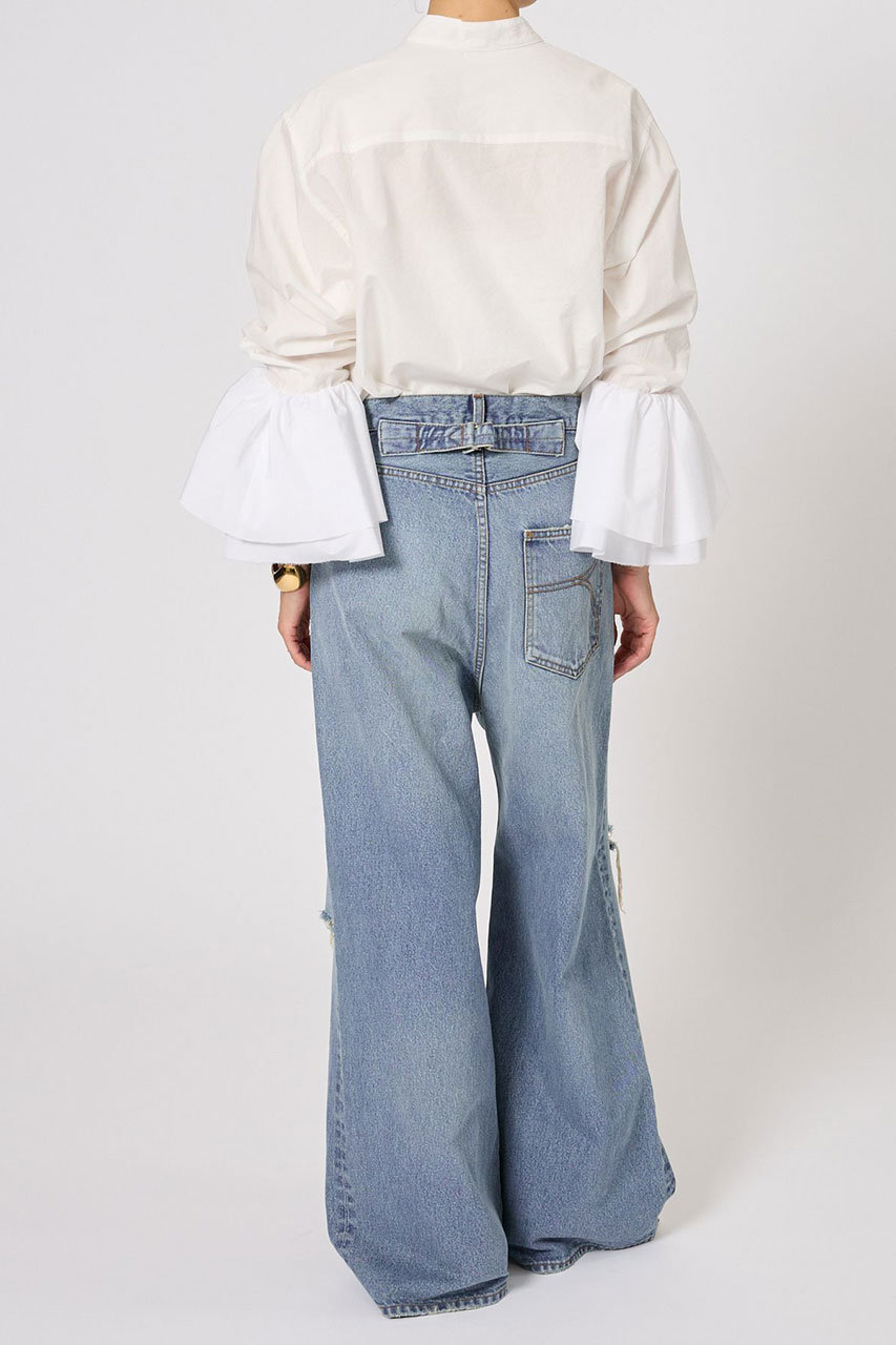 【定番】BRILL★ブリル　ポエットスリーブカットソー　白 BRILL(ブリル)｜ポエットスリーブカットソー/ホワイト の通販