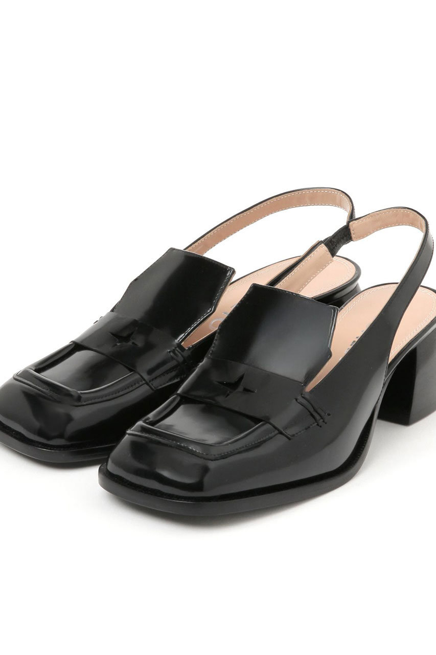 BRILL 【NODALETO】BULLA CALLA ローファーサンダル (ブラック, 38) ブリル ELLE SHOP BRILL 【NODALETO】BULLA CALLA ローファーサンダル (ブラック, 38) ブリル ELLE SHOP