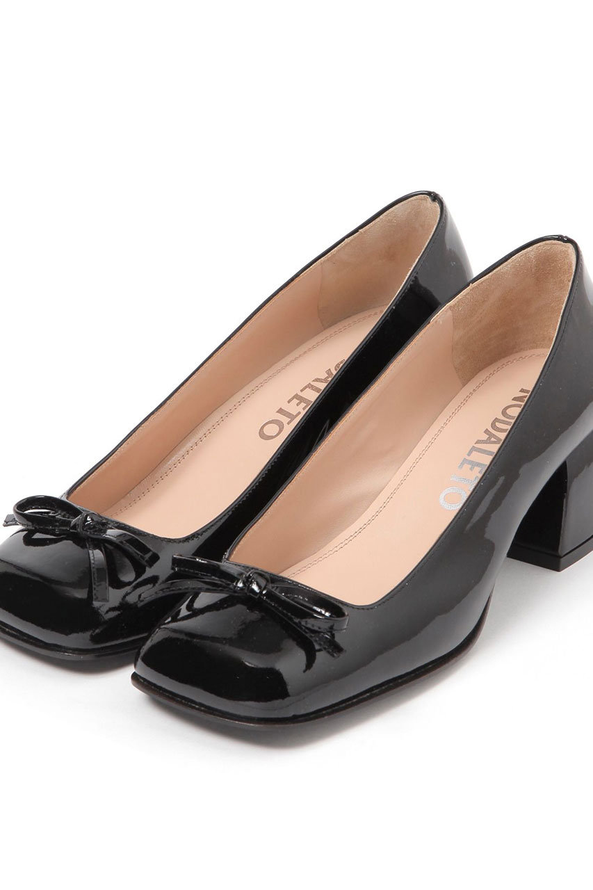 BRILL 【NODALETO】SQリボンパンプス (ブラック, 36.5) ブリル ELLE SHOP BRILL 【NODALETO】SQリボンパンプス (ブラック, 36.5) ブリル ELLE SHOP