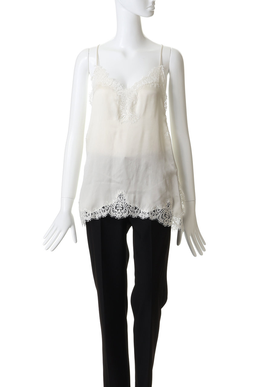 BRILL(ブリル)｜RAS/Si レースキャミ/ホワイト の通販｜ELLESHOP