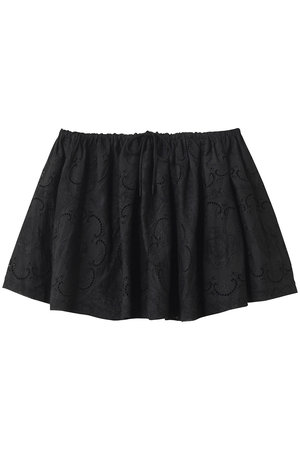 レースレイヤードスカート