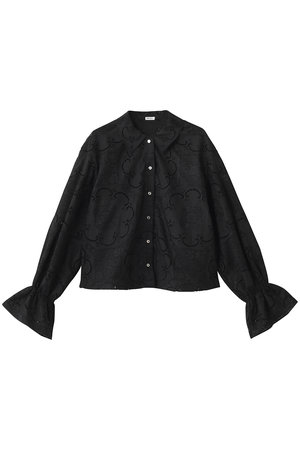 ブリル/BRILLのシシュウフラットカラーブラウス(110400/110403)