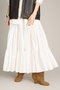 ティアードスカート ブリル/BRILL ホワイト