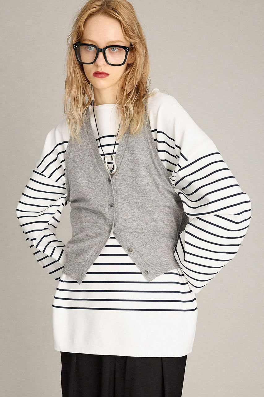 【BRILL】ニットアメスリジレ BRILL(ブリル)｜ニットアメスリジレ/グレー の通販｜ELLESHOP・(エル