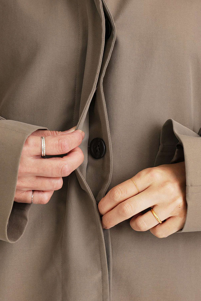 BRILL(ブリル)｜FURステンカラーコート/モカ の通販｜ELLESHOP・(エル