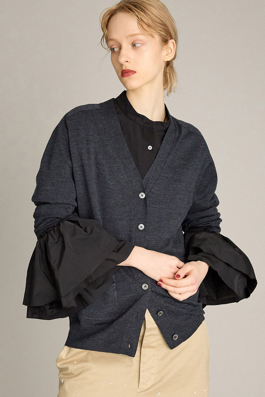 BRILL(ブリル)｜EMPIRE Vネックカーディガン/グレー の通販