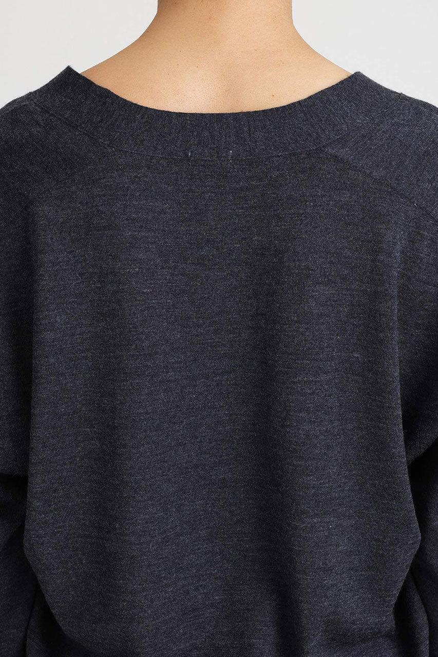 BRILL(ブリル)｜EMPIRE Vネックカーディガン/グレー の通販｜ELLESHOP