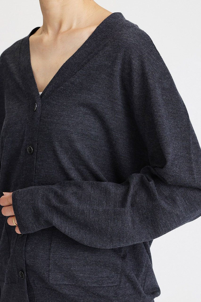 BRILL(ブリル)｜EMPIRE Vネックカーディガン/グレー の通販｜ELLESHOP