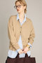 EMPIRE Vネックカーディガン ブリル/BRILL ベージュ