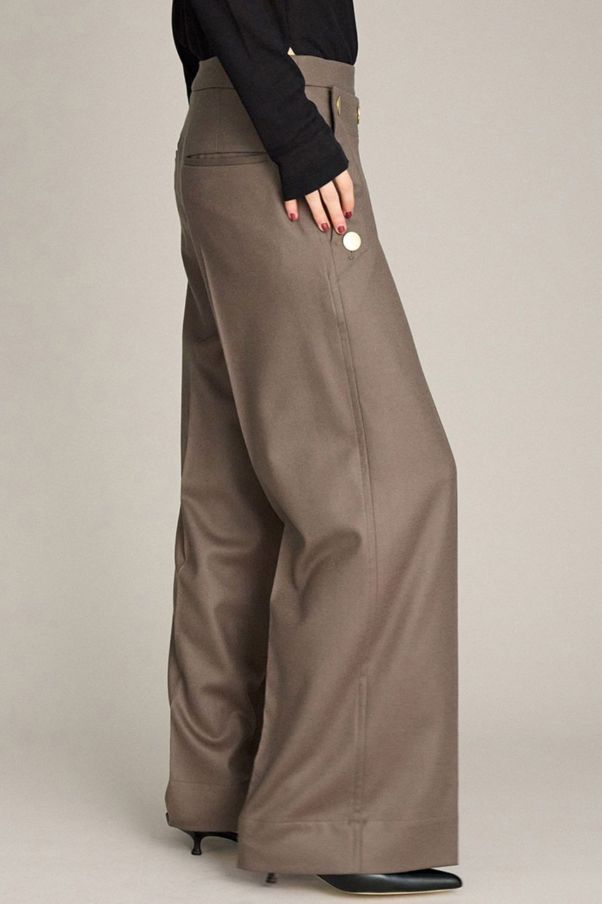 BRILL(ブリル)｜ウールマリンパンツ/カーキ の通販｜ELLESHOP・(エル