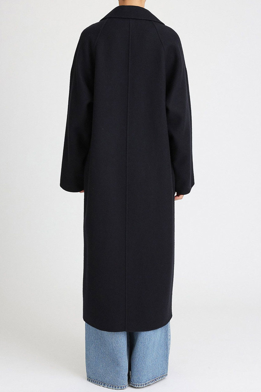 BRILL(ブリル)｜ウールロングリバーコート/ブラック の通販｜ELLESHOP