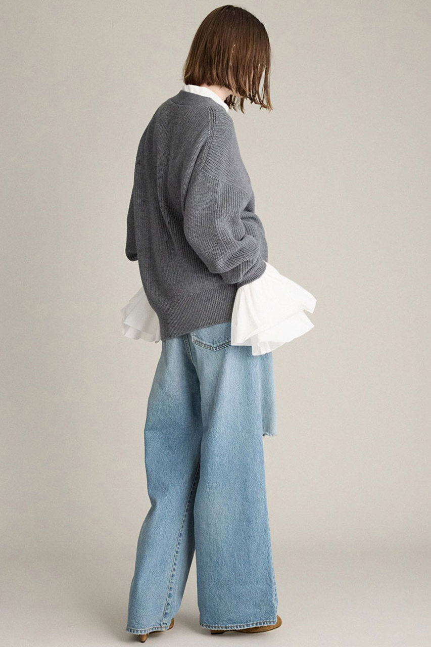 BRILL(ブリル)｜MODERN アゼVネックカーディガン/グレー の通販