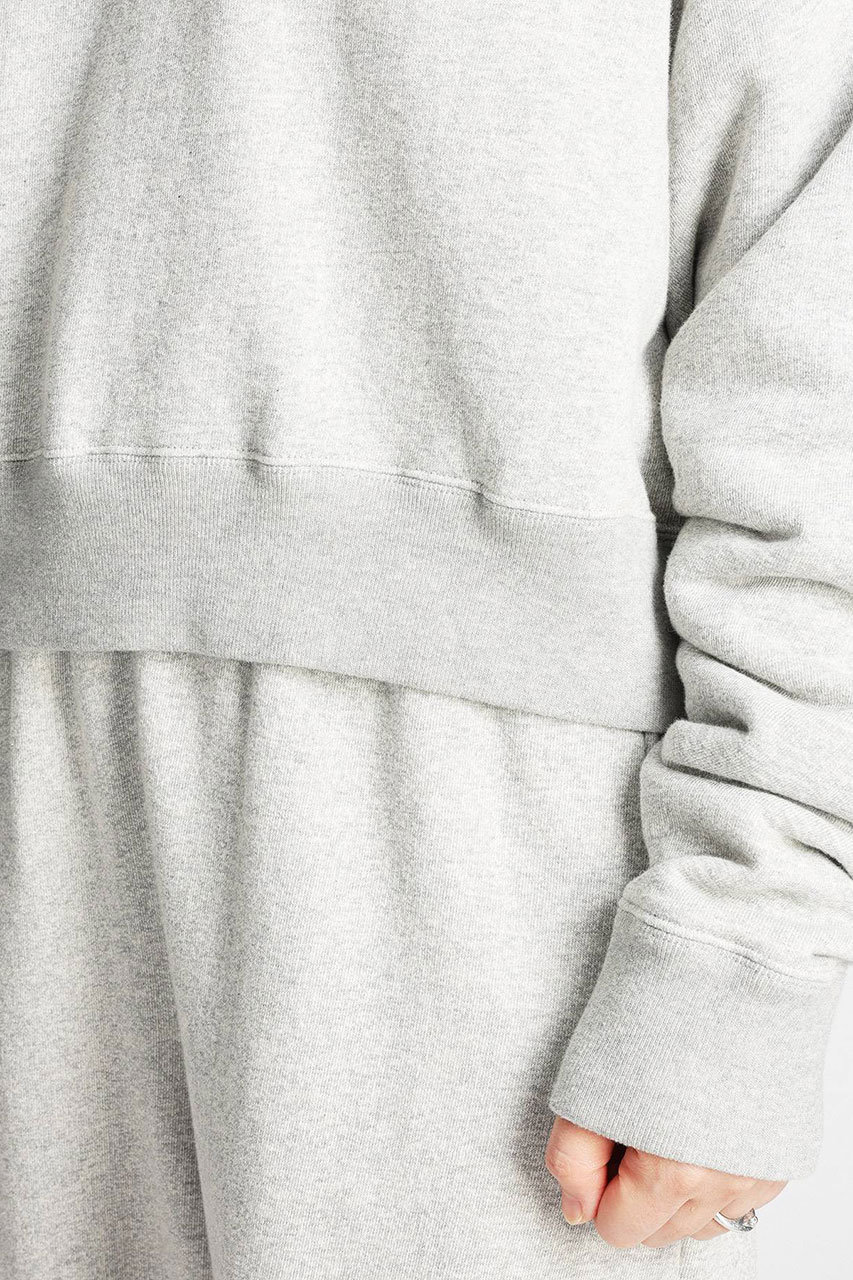 BRILL(ブリル)｜ポロスウェット プルオーバー/ライトグレー の通販