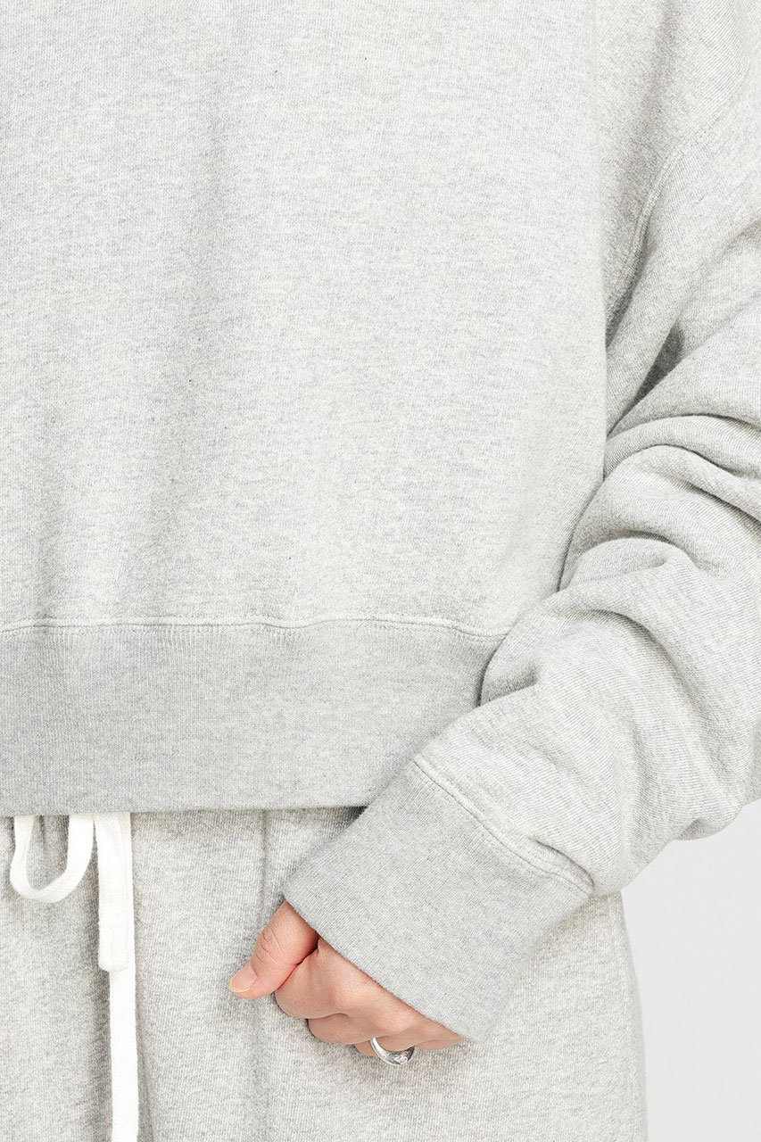 BRILL(ブリル)｜ポロスウェット プルオーバー/ライトグレー の通販