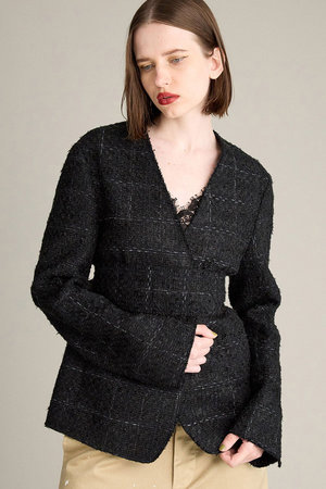 ブリル/BRILLのツイードベルトジャケット(110800/110801)